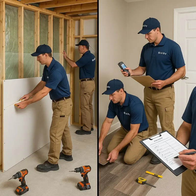 Repairs and Reconstruction process in Plover, WI